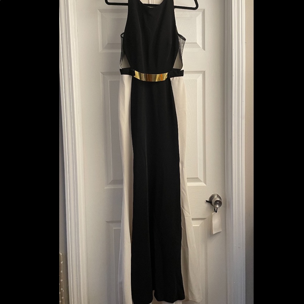 Maxi Dress Black&White